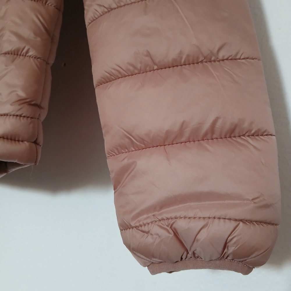 Polu Wonderful  Women's Tan Puffer Jacket Size S - Picture 4 of 16